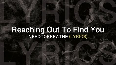 need to find you lyrics